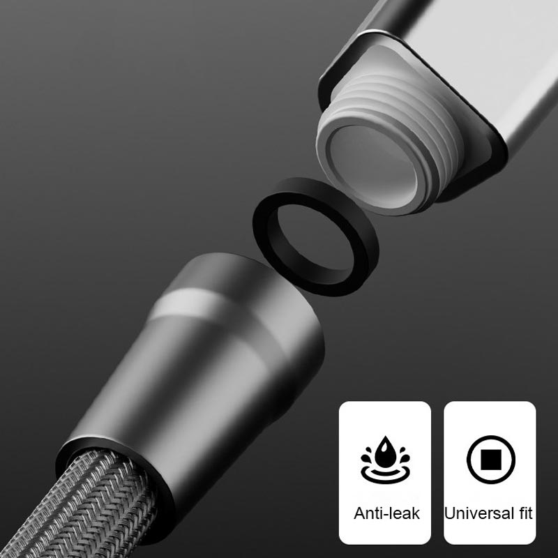 🔥 SISTE DAGS TILBUD - 50 % RABATT 🔥 Oppgradert eksplosjonssikker flettet dusjslange - Anti-lekkasje🚿