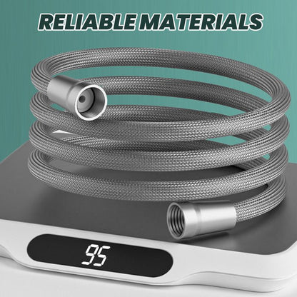 🔥 SISTE DAGS TILBUD - 50 % RABATT 🔥 Oppgradert eksplosjonssikker flettet dusjslange - Anti-lekkasje🚿