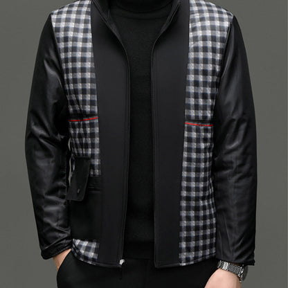 Herre Trenchcoat i Mellomlang Lengde med Avtakbar Innerfôr【Gratis levering】