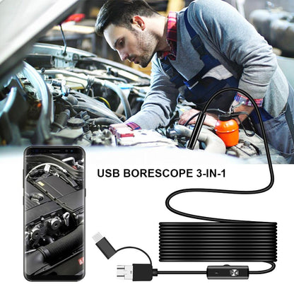 💎 48 % RABATT! 💎 Plug-and-Play endoskopkamera – HD 1080p, IP67 vanntett og fungerer direkte med iPhone, Android og iPad