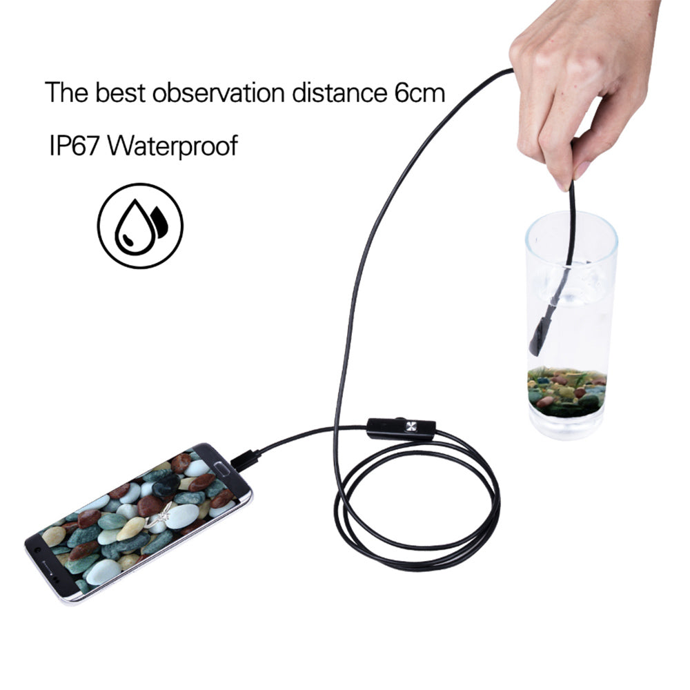 💎 48 % RABATT! 💎 Plug-and-Play endoskopkamera – HD 1080p, IP67 vanntett og fungerer direkte med iPhone, Android og iPad