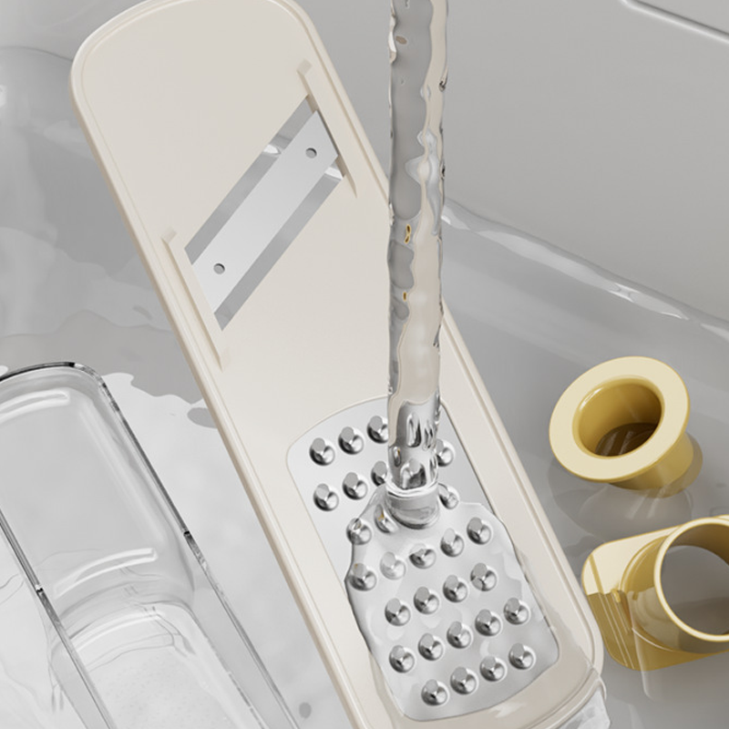 🔪 KJØP 2 FÅ 1 GRATIS! 🥔 3-i-1 mandolinhøvel med beholder – Skarpe rustfrie blader for perfekte kutt, kompakt og tåler oppvaskmaskin 🥒📦