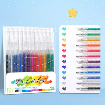🔥⏰Siste dag av salget – kun 129 kr!!✨Over 50 000 solgt!🎁Glitter-gelpennesett
