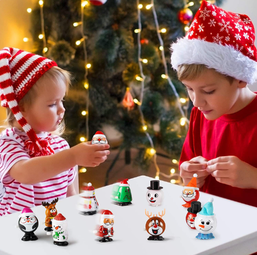 🎅 Julegave 2025 🎁 Opptrekkbare leker med julemotiver