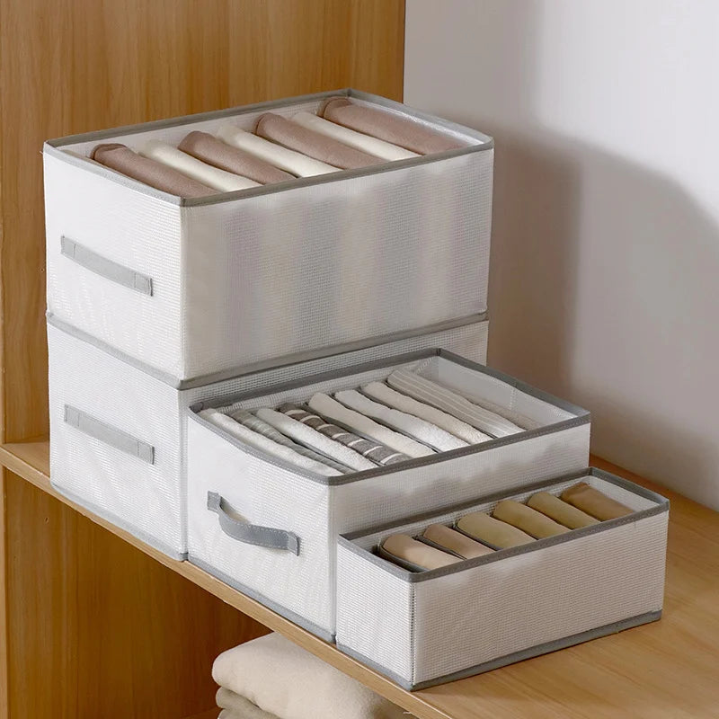 ⏳ Kun for en kort tid – 50 % RABATT ⏰👕 7-delt garderobe-organizer | Plassbesparende oppbevaring