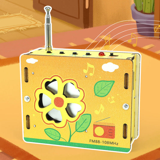 Pedagogiske barneleker DIY mini-radio
