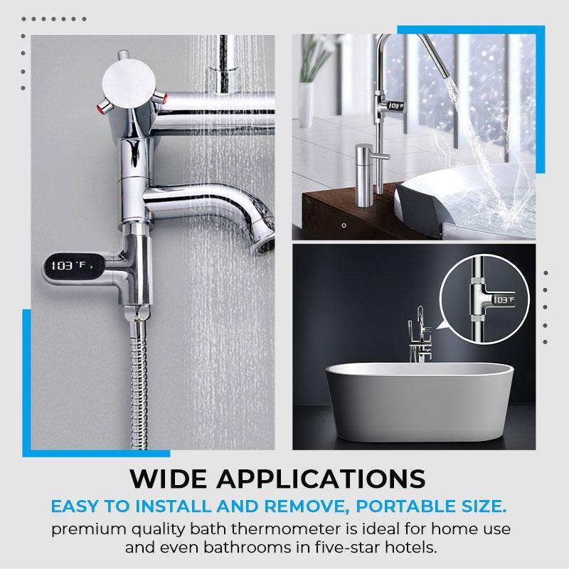 Sikker og behagelig dusjtermometer