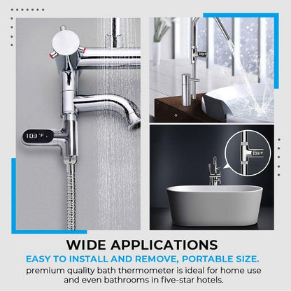 Sikker og behagelig dusjtermometer