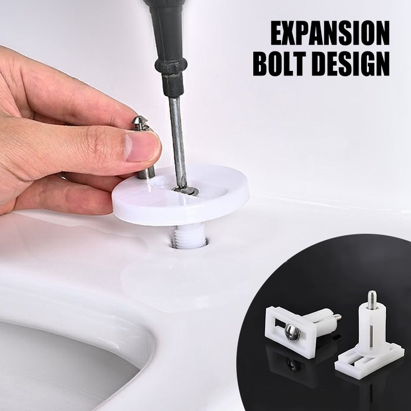 🎉🚽 50 % RABATT! Få slutt på vaklende toalettsetene en gang for alle! Festesett i rustfritt stål 304 — Passer til alle toaletter, ingen verktøy nødvendig!