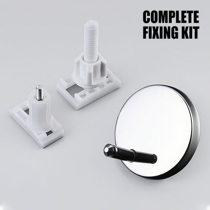 🎉🚽 50 % RABATT! Få slutt på vaklende toalettsetene en gang for alle! Festesett i rustfritt stål 304 — Passer til alle toaletter, ingen verktøy nødvendig!