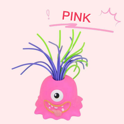 👾Hårtrekkende monster stresslindrende leketøy - Elastisk sensorisk fidgetverktøy for angst og fokus, trygt for barn/voksne 🎯✨