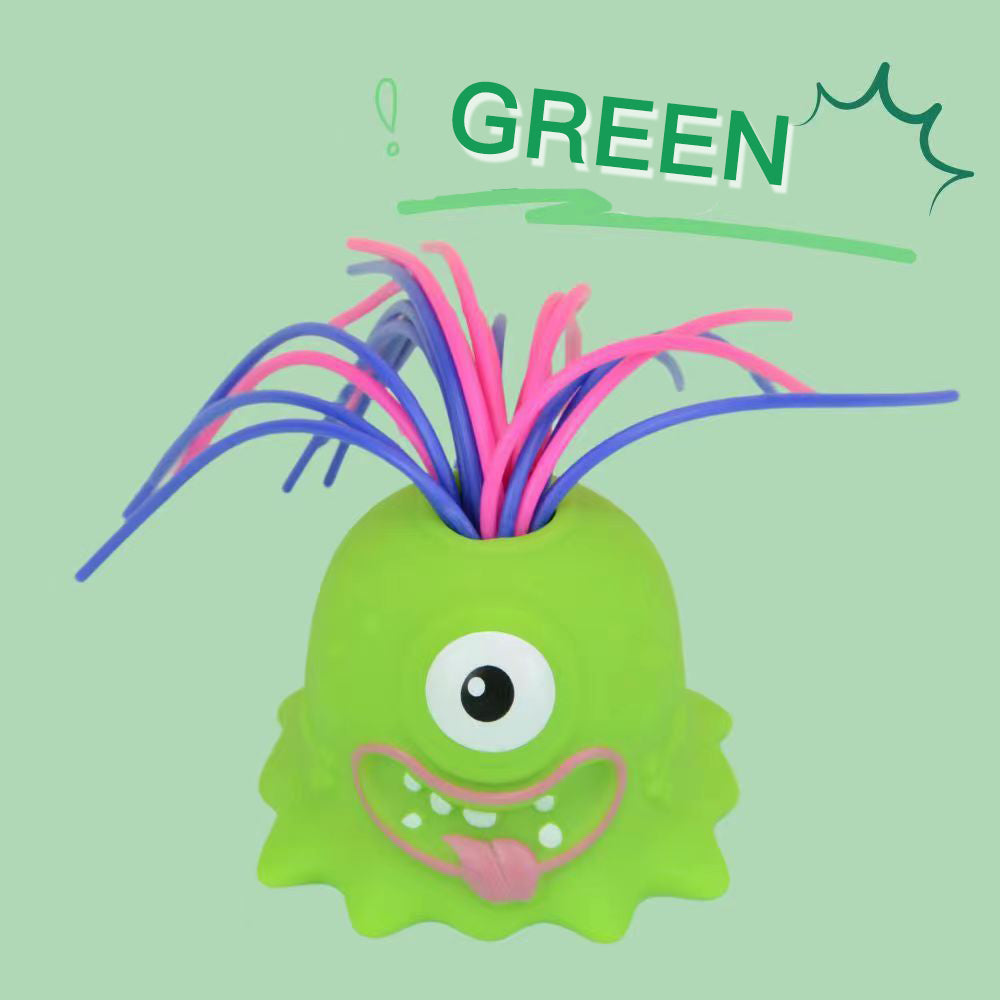 👾Hårtrekkende monster stresslindrende leketøy - Elastisk sensorisk fidgetverktøy for angst og fokus, trygt for barn/voksne 🎯✨