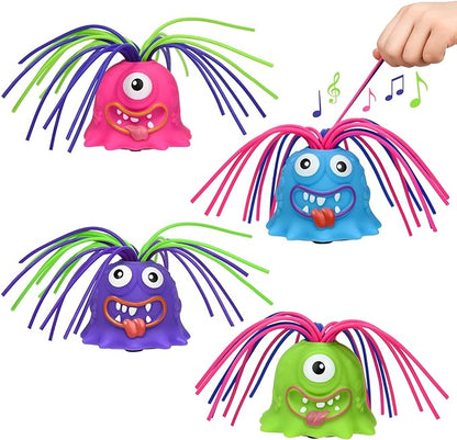 👾Hårtrekkende monster stresslindrende leketøy - Elastisk sensorisk fidgetverktøy for angst og fokus, trygt for barn/voksne 🎯✨