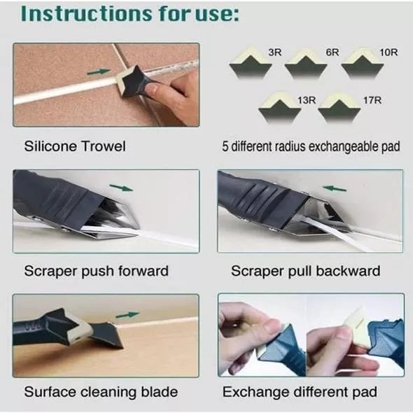 3-i-1 komplett tetningsverktøy(2 stk.)