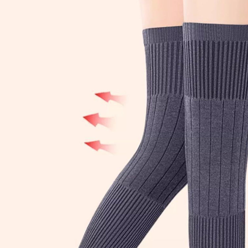 Varme, elastiske og komfortable lange knebeskyttere