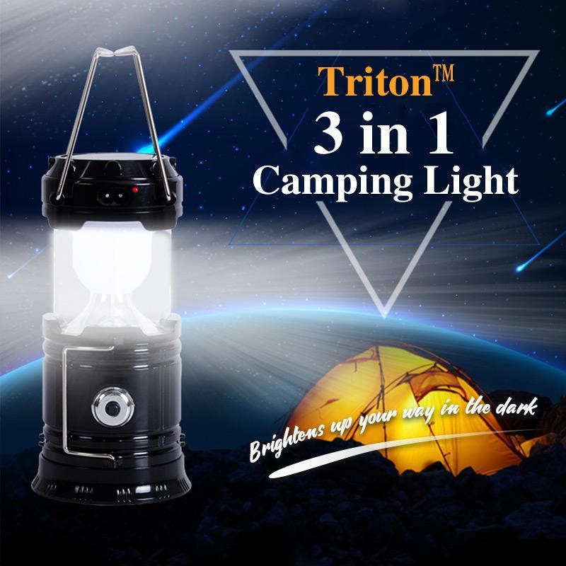 🔥Salgstilbud - 3-i-1 LED-flammelykt til camping