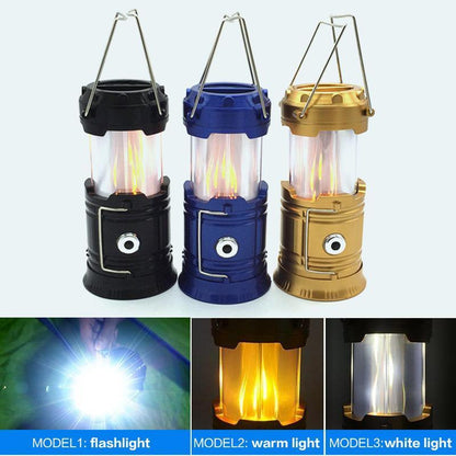 🔥Salgstilbud - 3-i-1 LED-flammelykt til camping