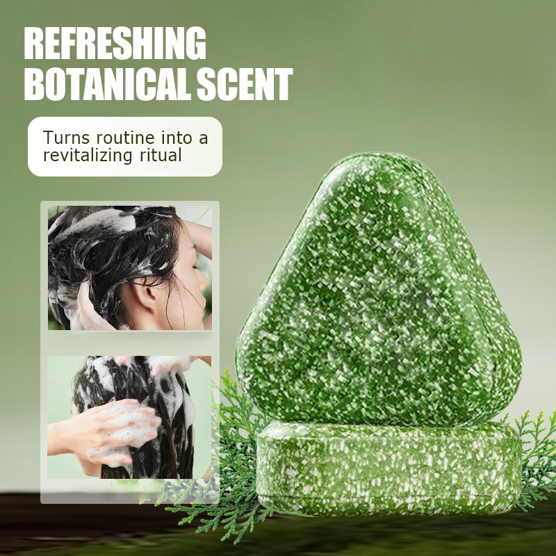 🌿 Spesialtilbud: Kjøp 2 få 1 gratis! ✨ Styrkende fast sjampo – 95 % naturlige ingredienser, intens volum og glans, sulfatfri og miljøvennlig 💪