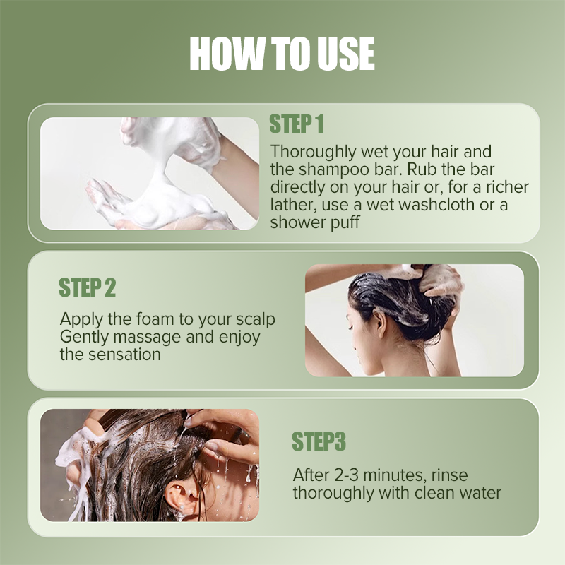 🌿 Spesialtilbud: Kjøp 2 få 1 gratis! ✨ Styrkende fast sjampo – 95 % naturlige ingredienser, intens volum og glans, sulfatfri og miljøvennlig 💪