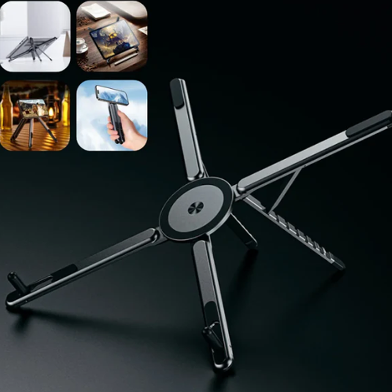 4-i-1 multifunksjonelt magnetisk enhetsstativ