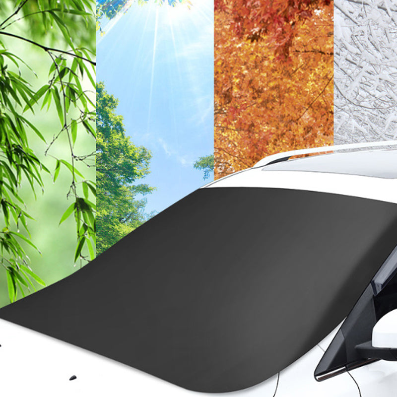 Magnetisk snødekke for frontrute hele året