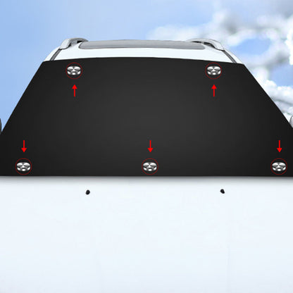 Magnetisk snødekke for frontrute hele året