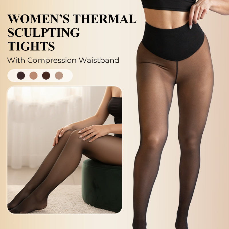 🔥SISTE DAG Hot Sale 50 % AVSLAG🔥Termiske formende tights for kvinner med kompresjonslinning