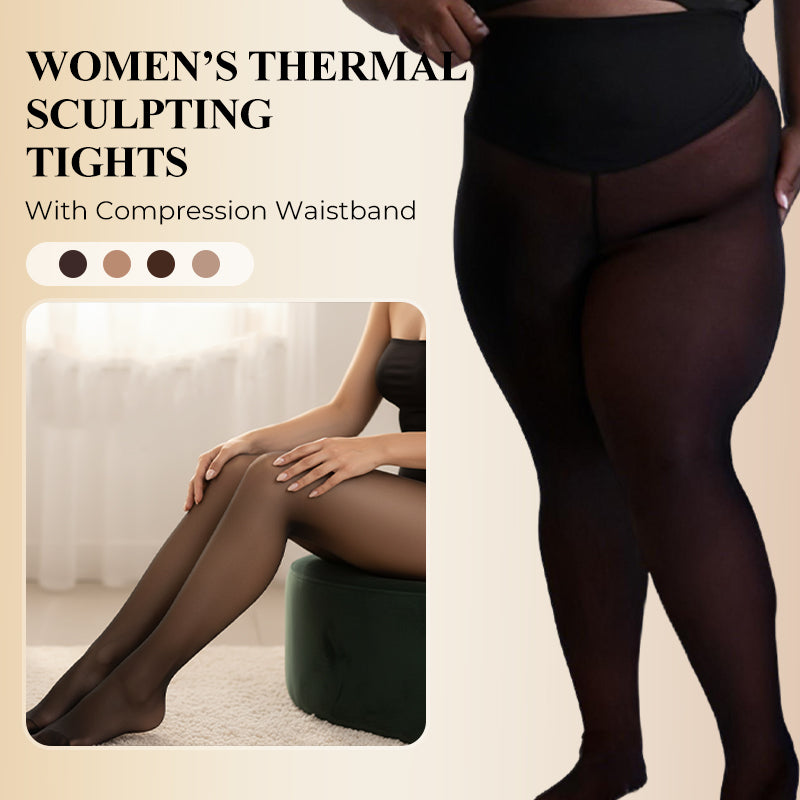 🔥SISTE DAG Hot Sale 50 % AVSLAG🔥Termiske formende tights for kvinner med kompresjonslinning
