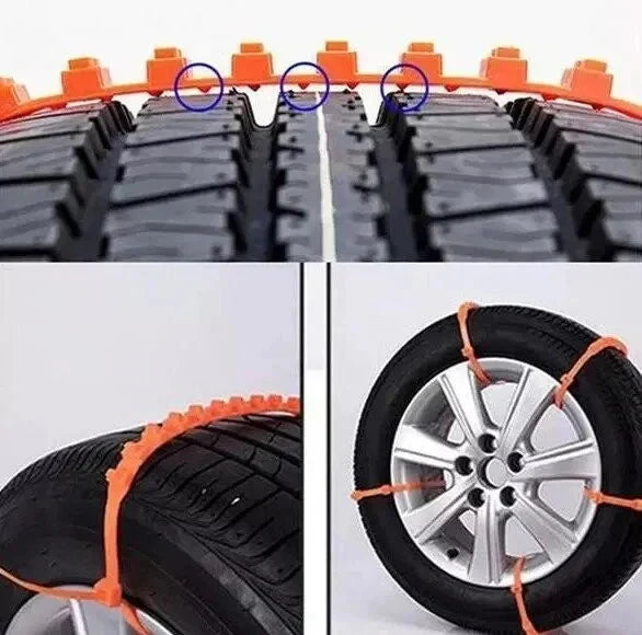 🚨 Øyeblikkelig sikkerhet | Universelle nylonkjettinger ⚡【50 % RABATT】
