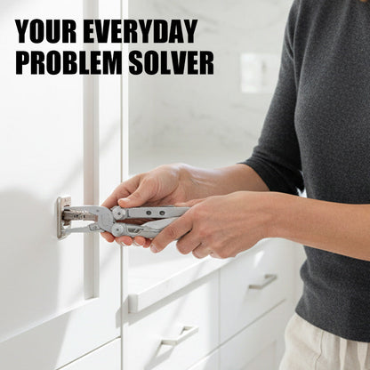 12-i-1 sammenleggbar multiverktøytang i rustfritt stål