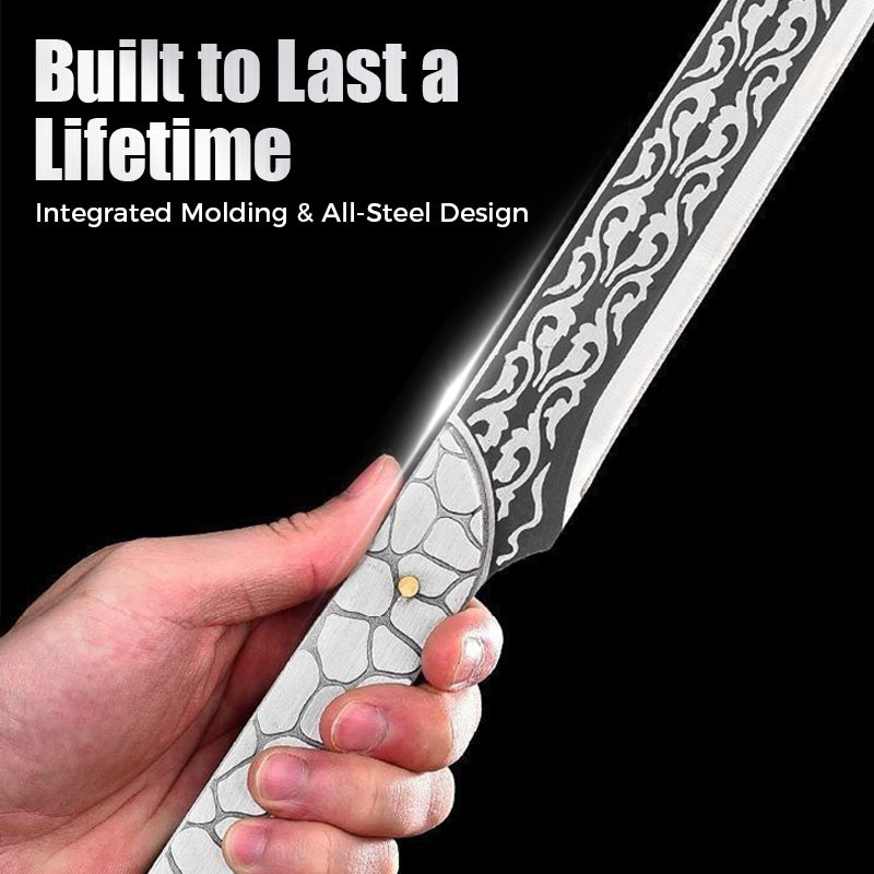 Multifunksjonell Full-Tang-kniv med slire