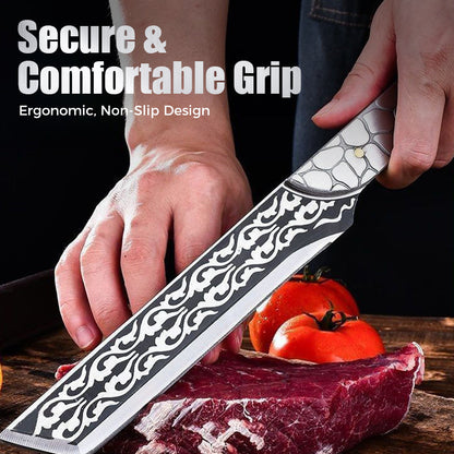 Multifunksjonell Full-Tang-kniv med slire