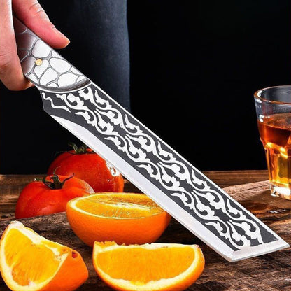 Multifunksjonell Full-Tang-kniv med slire