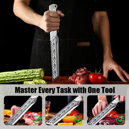 Multifunksjonell Full-Tang-kniv med slire