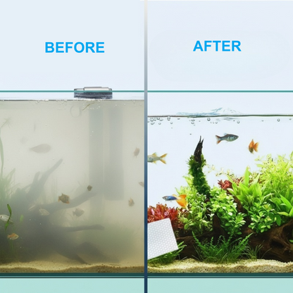 🐠 48% RABATT – Akvarieklarnende ark – honningkakestruktur – klart vann på 24 timer – fra kun 0,76 kr/ark