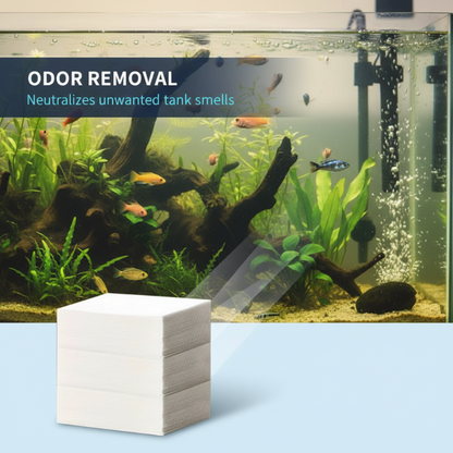 🐠 48% RABATT – Akvarieklarnende ark – honningkakestruktur – klart vann på 24 timer – fra kun 0,76 kr/ark