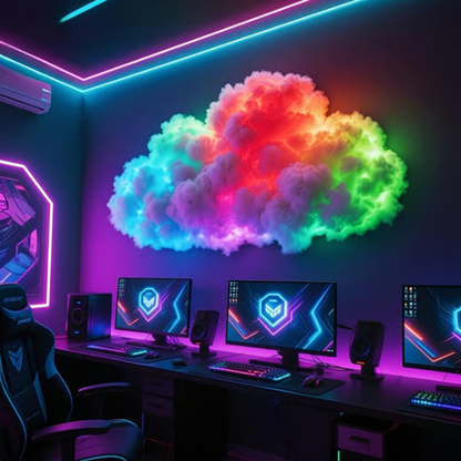 ⏳Begrenset tidsbegrenset 48 % rabatt⏰DIY USB-drevet tordensky LED-lysdekorasjon🌈☁️