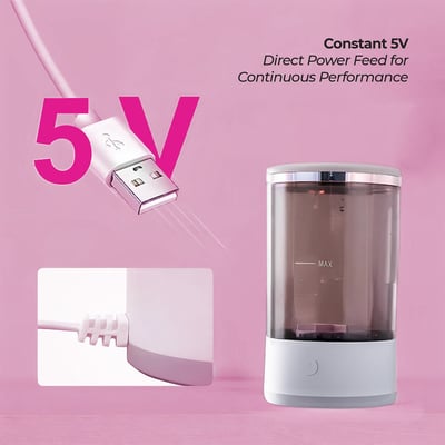 💖 48 % RABATT! ✨ Elektrisk sminkekostrenser – 3-minutters dyprens, bærbar og stillegående, USB-oppladbar, perfekt for reise og hjemmebruk 🌸🚿