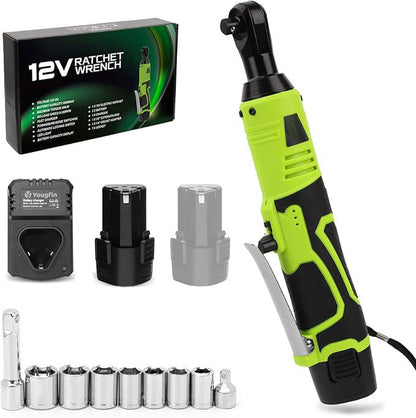 Black Friday-salg Batteridrevet elektrisk skrallenøkkelsett