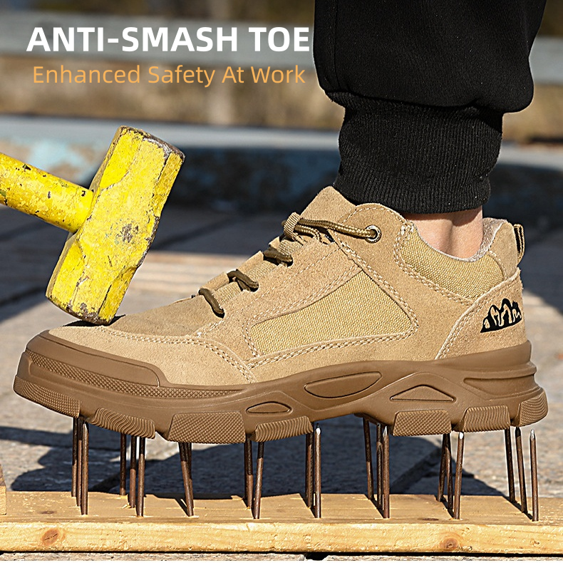 🎄Julekampanje Punkteringssikre arbeidssko for menn