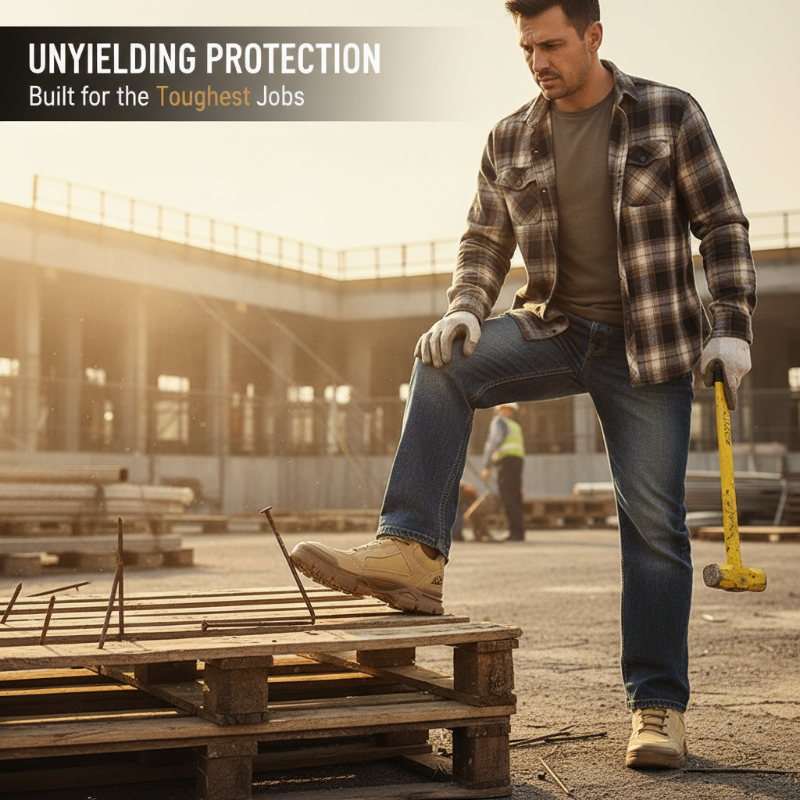 🎄Julekampanje Punkteringssikre arbeidssko for menn