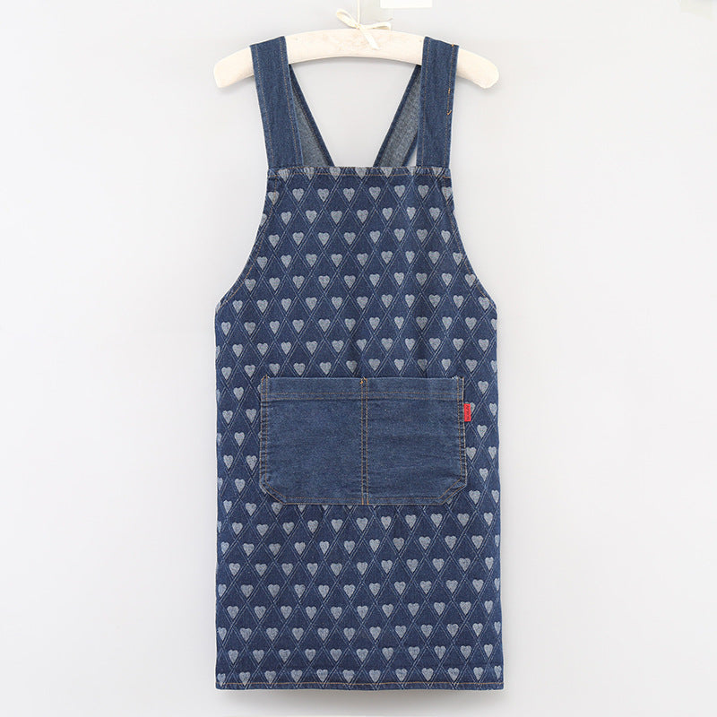 🏆Julekampanje med 50 % rabatt🎁✨Jour-forkle for voksne – frontlomme, perfekt til daglig bruk