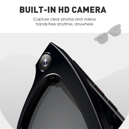 Gafas inteligentes con IA y ChatGPT, cámara de 8 MP y grabación de vídeo HD 1200P 4K, traducción en tiempo real en más de 160 idiomas, Bluetooth 5.4, audio HiFi y control de música, gafas de sol inteligentes con grabación de vídeo para llevar.