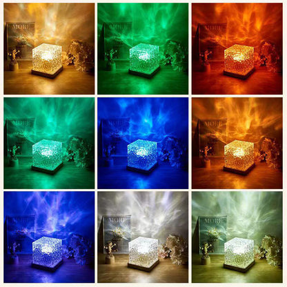 ✨Dynamisk vannbølgende LED-omgivelseslys