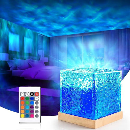 ✨Dynamisk vannbølgende LED-omgivelseslys