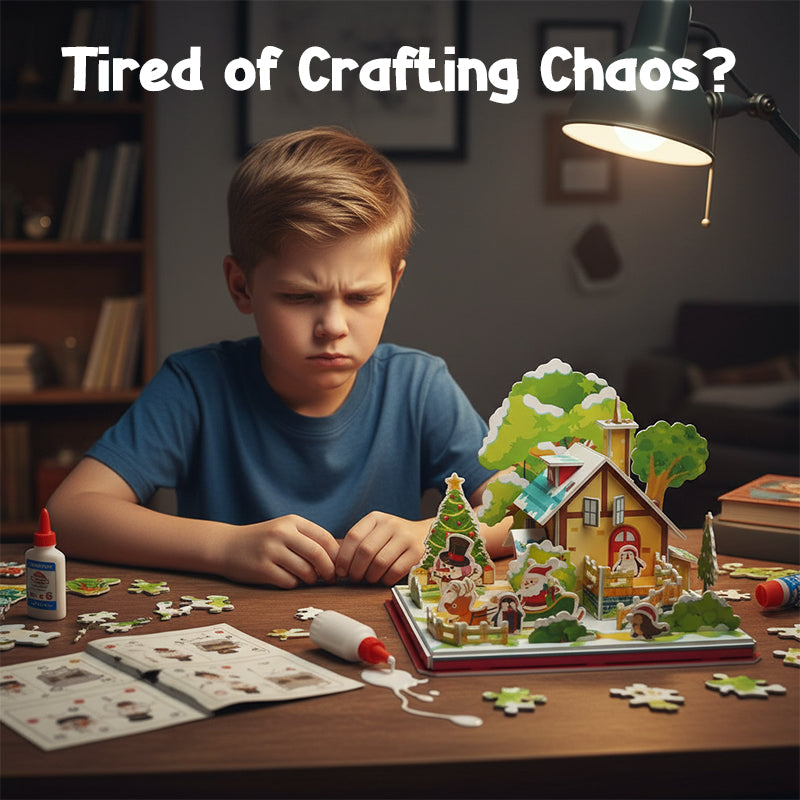 🔥Black Friday Mega-salg – 48 % rabatt!🔥3D DIY-julepuslespillsett