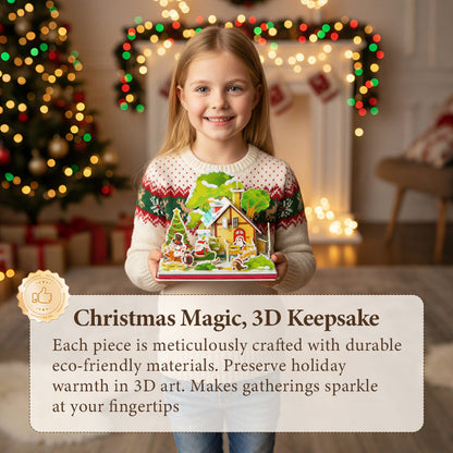 🔥Black Friday Mega-salg – 48 % rabatt!🔥3D DIY-julepuslespillsett