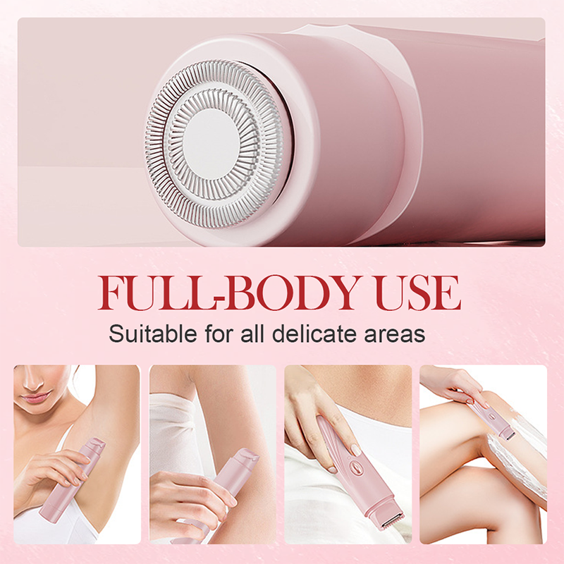🎄 Juletilbud!🎄Bærbar elektrisk epilator med to hoder