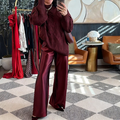 🔥Black Friday-salg 🎁 2-delt sett med damegenser og -bukser