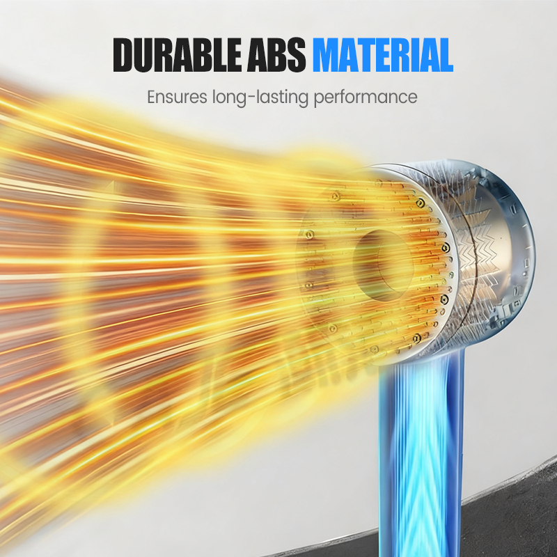 Høytrykksdusjhode med 5 moduser og filtrering, slange og base